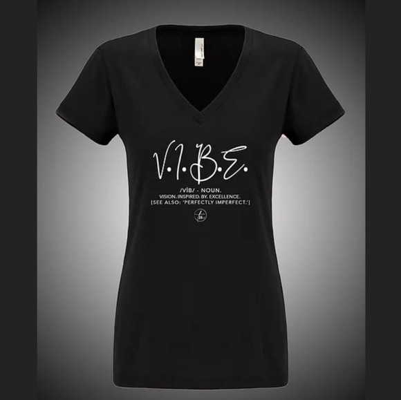 District Tops - V.I.B.E. Vision inspired by Excellence v-neck